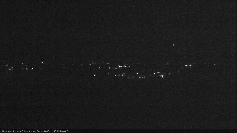 Lake Travis webcam, November 16, 2018 8:55 PM CT