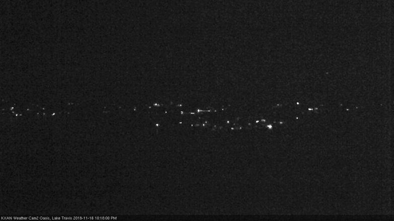 Lake Travis webcam, November 16, 2018 9:20 PM CT