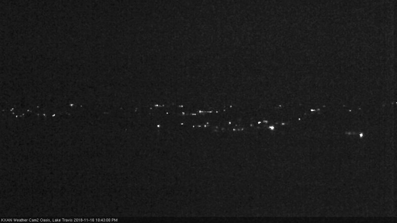Lake Travis webcam, November 16, 2018 9:45 PM CT