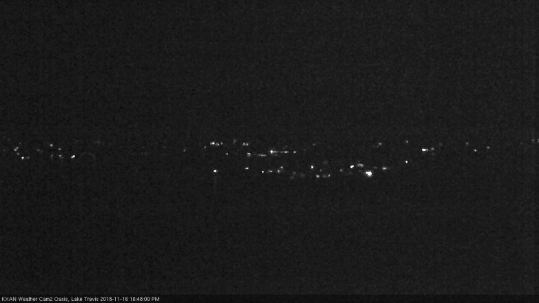 Lake Travis webcam, November 16, 2018 9:50 PM CT