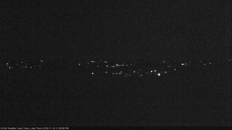 Lake Travis webcam, November 16, 2018 10:10 PM CT