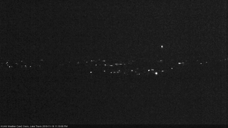 Lake Travis webcam, November 16, 2018 10:20 PM CT