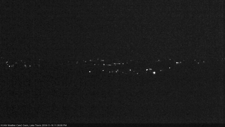 Lake Travis webcam, November 16, 2018 10:40 PM CT