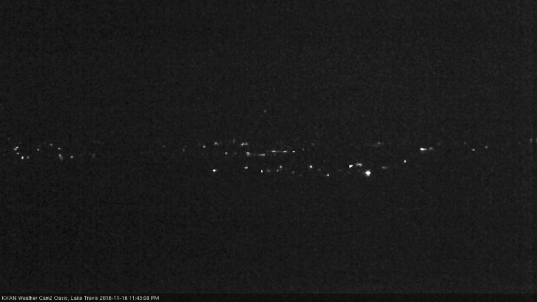 Lake Travis webcam, November 16, 2018 10:45 PM CT
