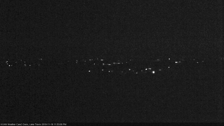 Lake Travis webcam, November 16, 2018 10:55 PM CT