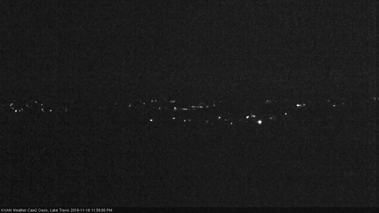 Lake Travis webcam, November 16, 2018 11:00 PM CT