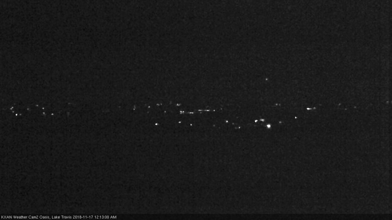 Lake Travis webcam, November 16, 2018 11:15 PM CT