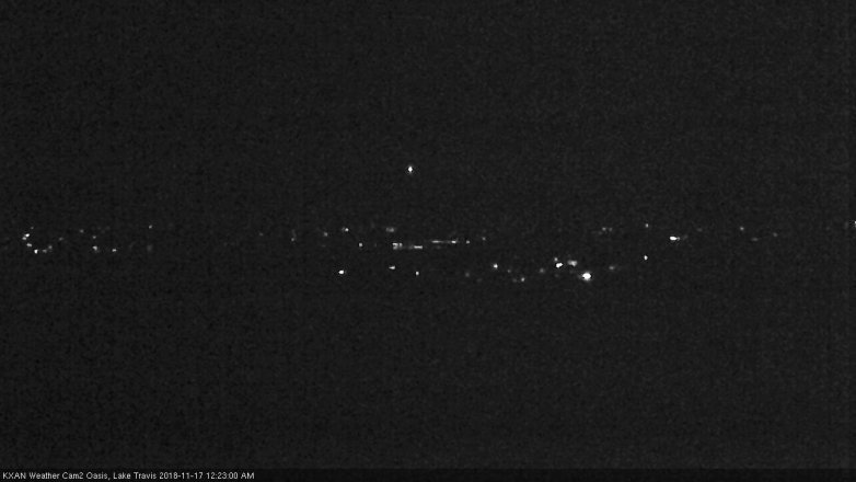 Lake Travis webcam, November 16, 2018 11:25 PM CT