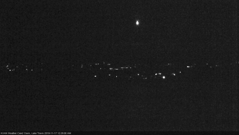 Lake Travis webcam, November 16, 2018 11:30 PM CT