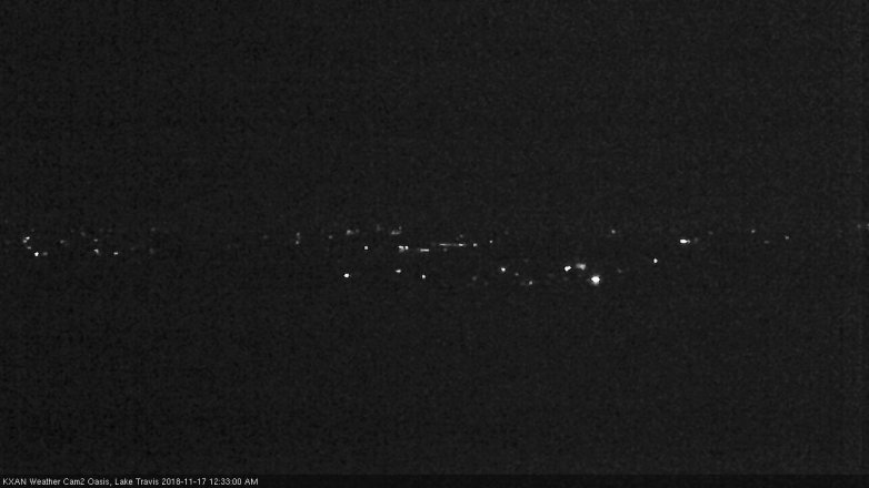 Lake Travis webcam, November 16, 2018 11:35 PM CT