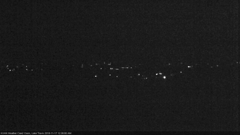 Lake Travis webcam, November 16, 2018 11:40 PM CT