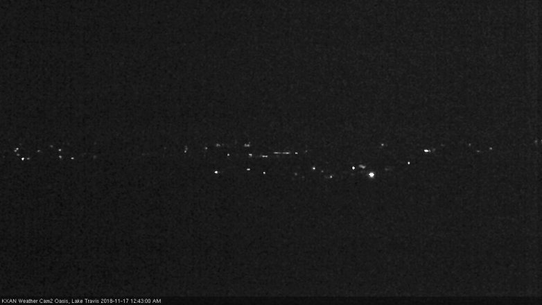 Lake Travis webcam, November 16, 2018 11:45 PM CT