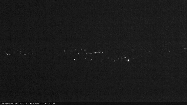 Lake Travis webcam, November 16, 2018 11:50 PM CT