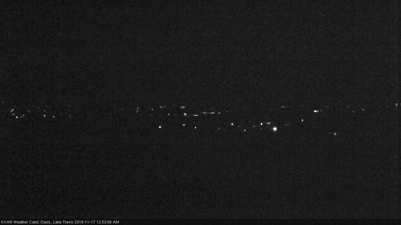 Lake Travis webcam, November 16, 2018 11:55 PM CT