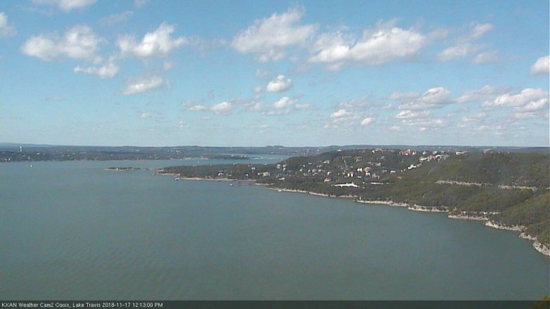 Lake Travis webcam, November 17, 2018 11:15 AM CT