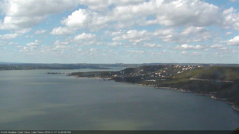 Lake Travis webcam, November 17, 2018 11:50 AM CT