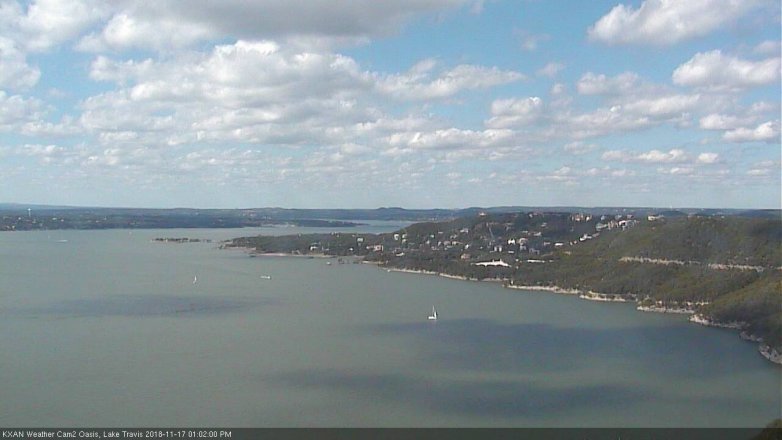 Lake Travis webcam, November 17, 2018 12:05 PM CT