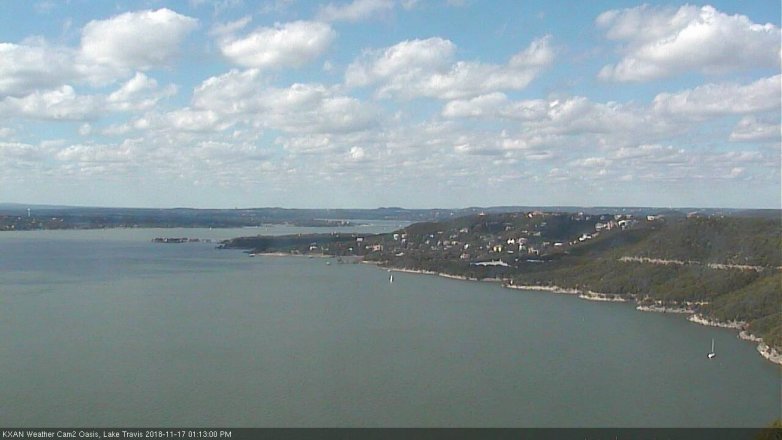 Lake Travis webcam, November 17, 2018 12:15 PM CT
