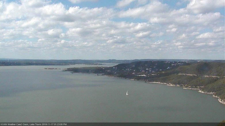 Lake Travis webcam, November 17, 2018 12:25 PM CT