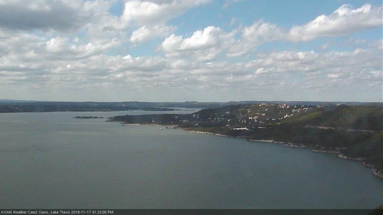 Lake Travis webcam, November 17, 2018 12:35 PM CT