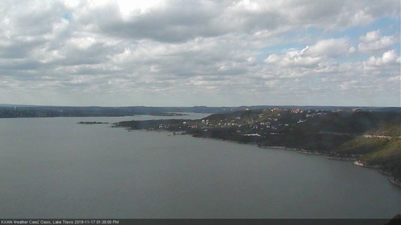 Lake Travis webcam, November 17, 2018 12:40 PM CT