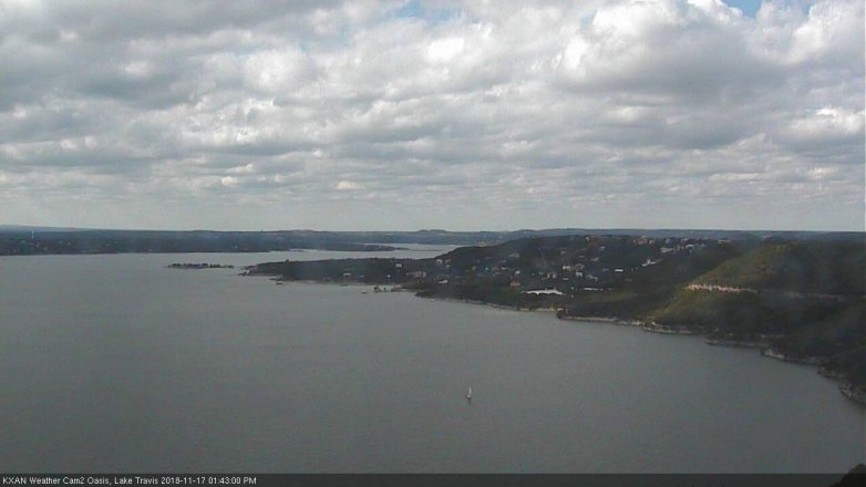 Lake Travis webcam, November 17, 2018 12:45 PM CT