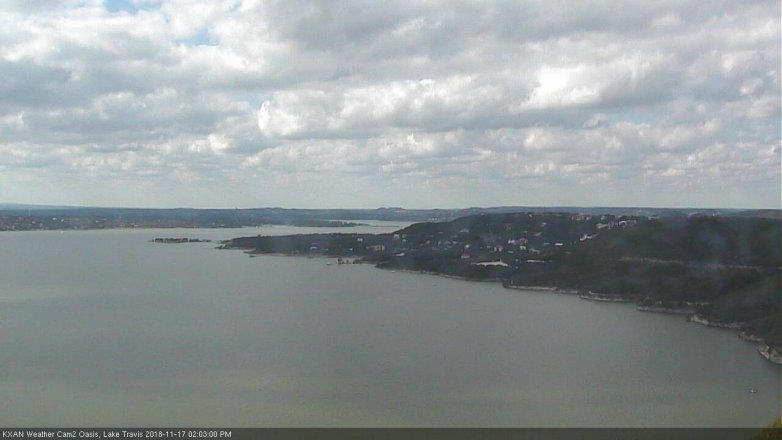 Lake Travis webcam, November 17, 2018 1:05 PM CT