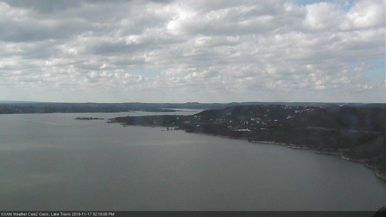 Lake Travis webcam, November 17, 2018 1:20 PM CT