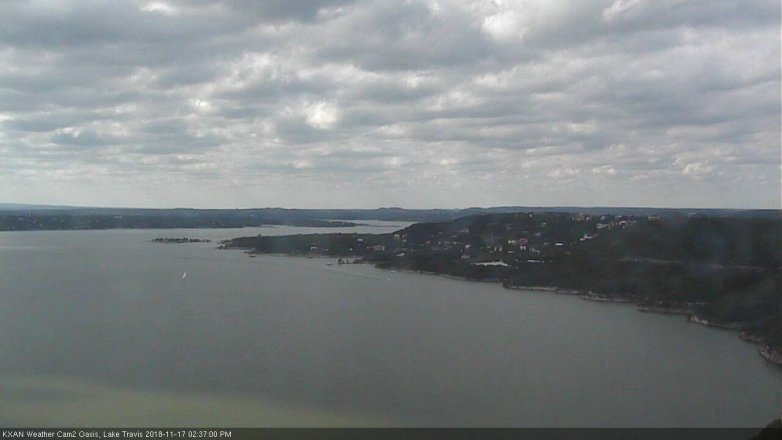 Lake Travis webcam, November 17, 2018 1:40 PM CT