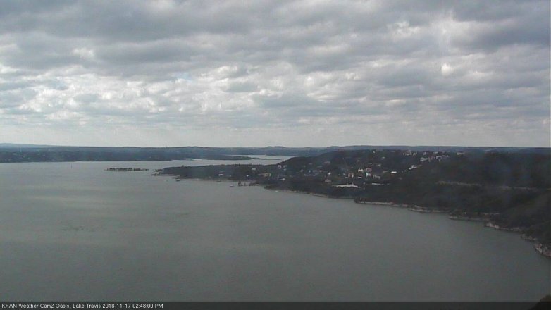 Lake Travis webcam, November 17, 2018 1:50 PM CT