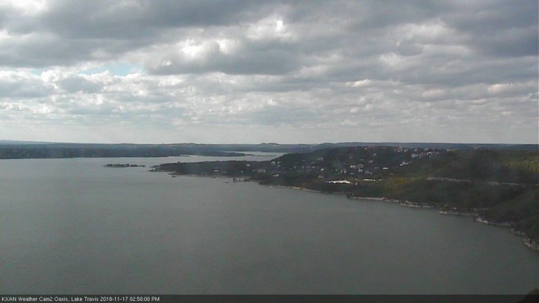 Lake Travis webcam, November 17, 2018 2:00 PM CT