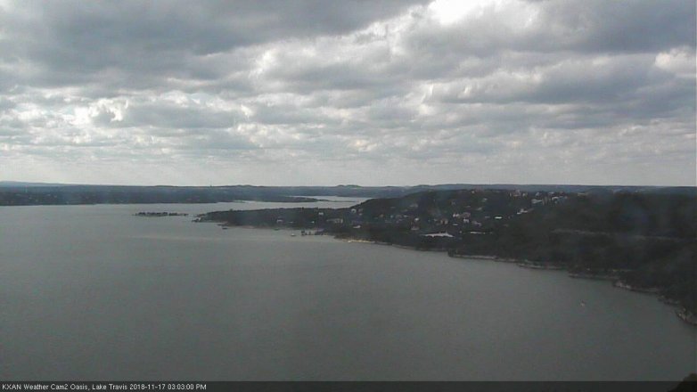 Lake Travis webcam, November 17, 2018 2:05 PM CT