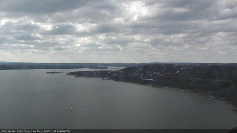 Lake Travis webcam, November 17, 2018 2:10 PM CT