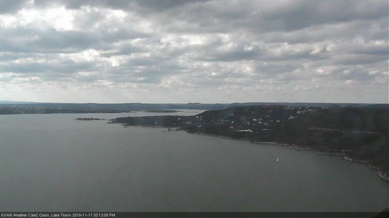 Lake Travis webcam, November 17, 2018 2:15 PM CT