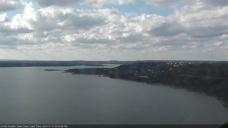 Lake Travis webcam, November 17, 2018 2:25 PM CT