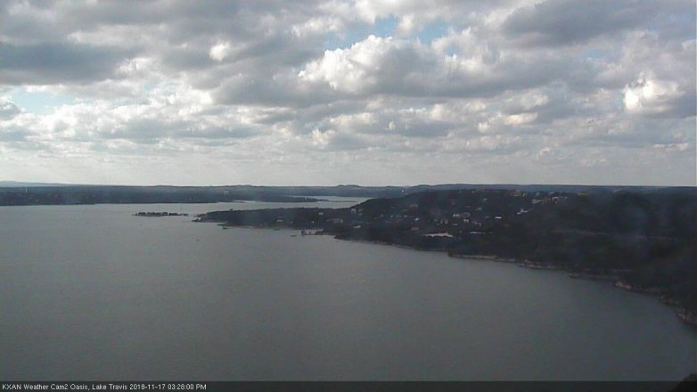 Lake Travis webcam, November 17, 2018 2:30 PM CT