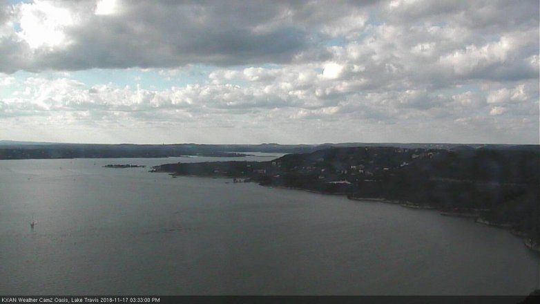 Lake Travis webcam, November 17, 2018 2:35 PM CT