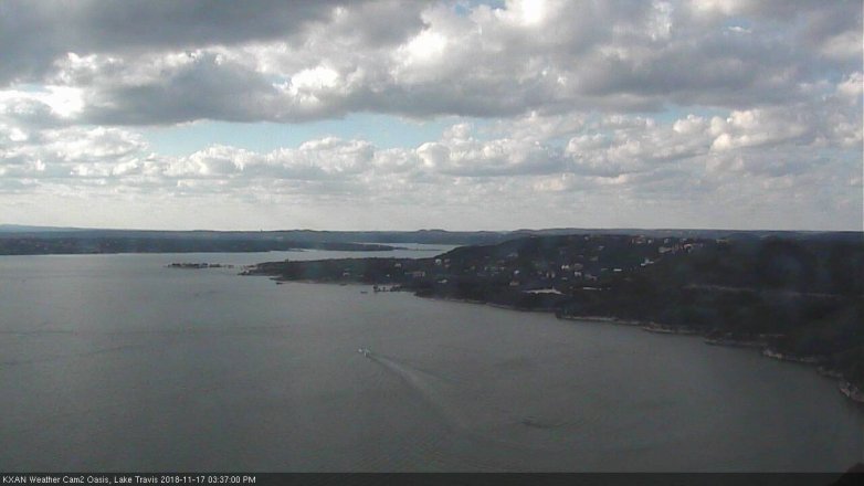 Lake Travis webcam, November 17, 2018 2:40 PM CT
