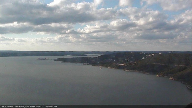 Lake Travis webcam, November 17, 2018 3:05 PM CT