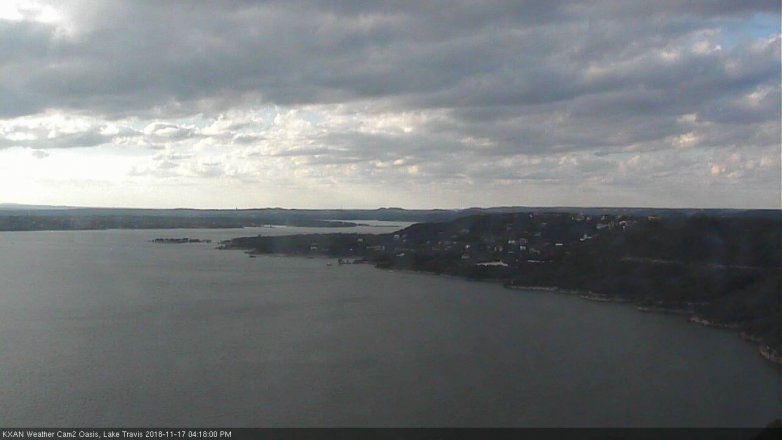 Lake Travis webcam, November 17, 2018 3:20 PM CT