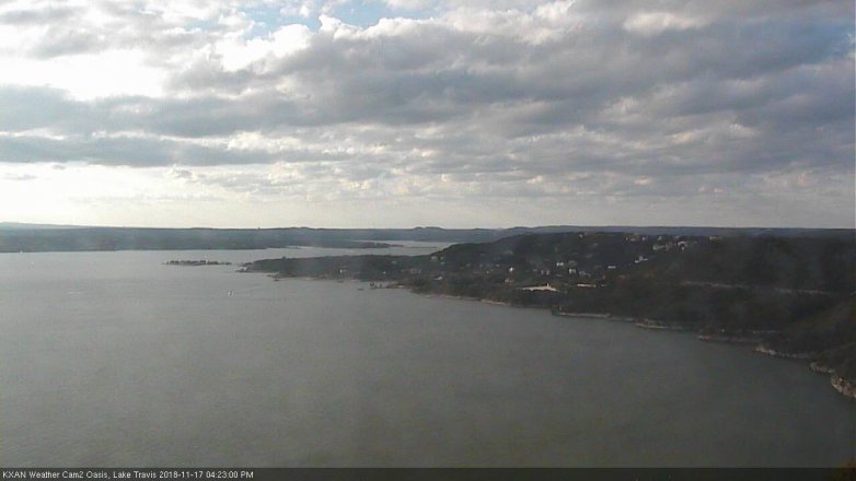 Lake Travis webcam, November 17, 2018 3:25 PM CT