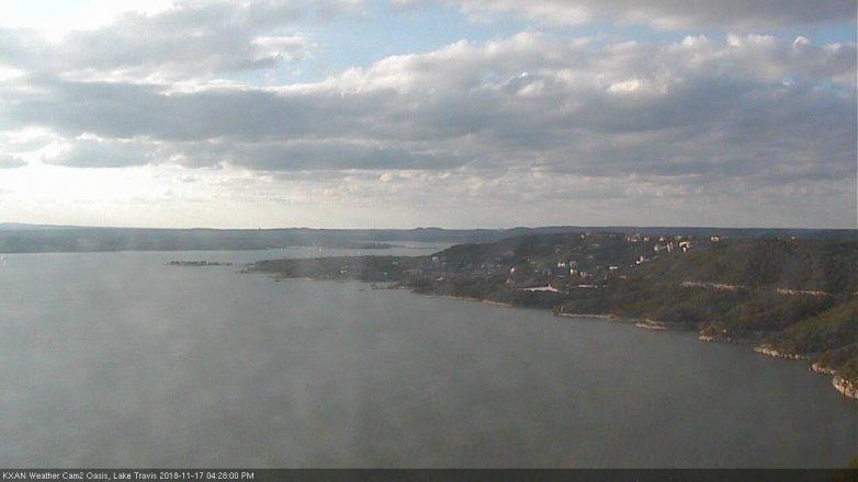 Lake Travis webcam, November 17, 2018 3:30 PM CT