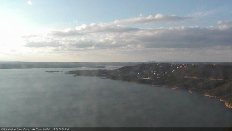 Lake Travis webcam, November 17, 2018 3:40 PM CT