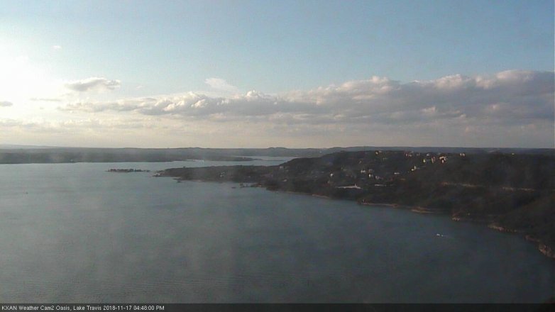Lake Travis webcam, November 17, 2018 3:50 PM CT