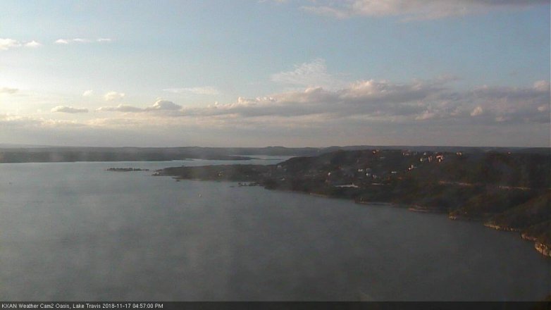 Lake Travis webcam, November 17, 2018 4:00 PM CT