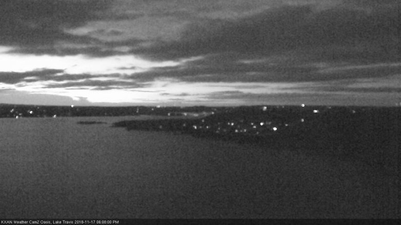 Lake Travis webcam, November 17, 2018 5:10 PM CT