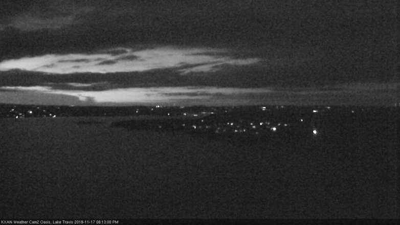 Lake Travis webcam, November 17, 2018 5:15 PM CT