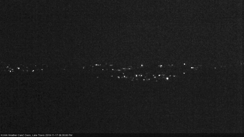 Lake Travis webcam, November 17, 2018 5:40 PM CT