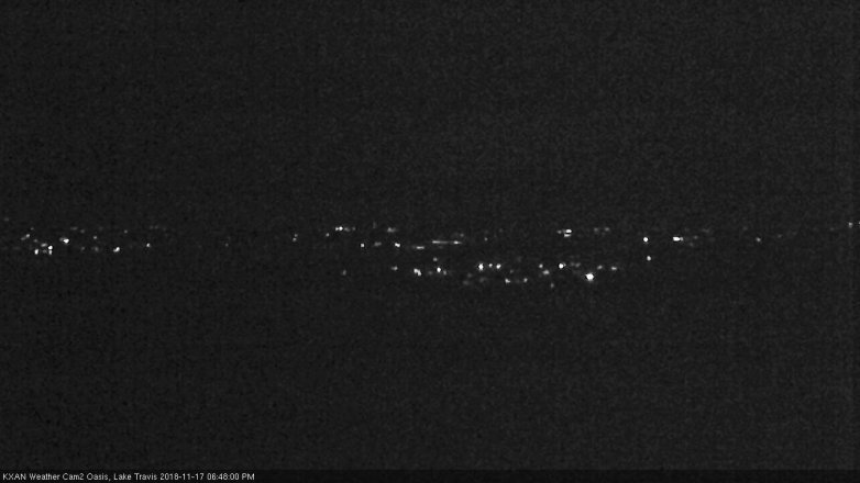 Lake Travis webcam, November 17, 2018 5:50 PM CT