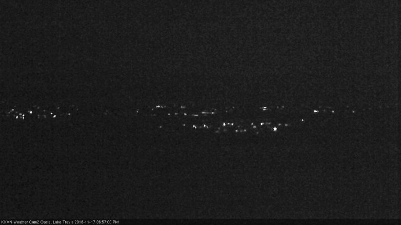 Lake Travis webcam, November 17, 2018 6:00 PM CT
